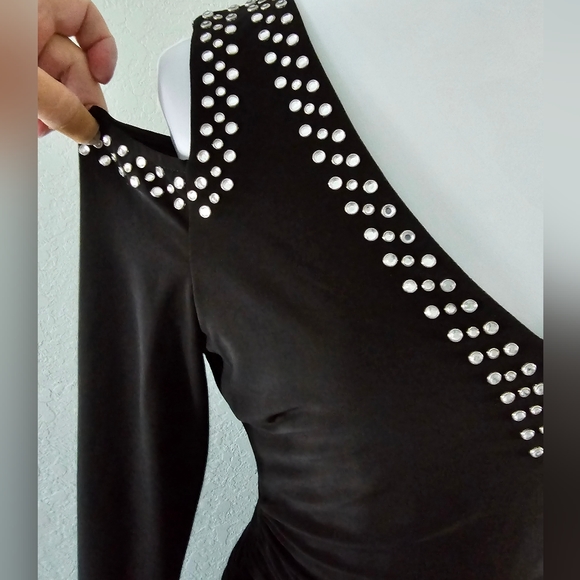 Cache Bodycon Dress Black Size 6 (NWOT) - Picture 4 of 13